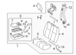 Diagram for Mercedes-Benz Sprinter 2500 Seat Cushion - 000-910-15-08-9J86