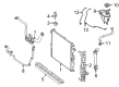 Diagram for Mercedes-Benz S65 AMG Radiator Support - 099-504-02-00