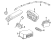 Diagram for Mercedes-Benz CL600 Clock Spring - 000-464-03-18