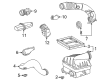 Diagram for Mercedes-Benz ML320 Air Duct - 163-505-00-61
