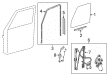 Diagram for Mercedes-Benz G65 AMG Window Run - 461-720-04-45