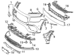 Diagram for Mercedes-Benz GLB250 Bumper Cover - 247-880-65-06-9999