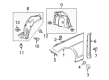Diagram for Mercedes-Benz E550 Fender Splash Shield - 212-690-02-30