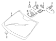 Diagram for Mercedes-Benz E400 Windshield - 207-670-08-00