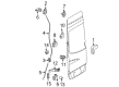 Diagram for Mercedes-Benz Rear Passenger Door Handle Latch - 906-740-12-35-28