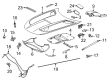 Diagram for Mercedes-Benz S63 AMG E Performance Hood Latch - 223-880-40-01