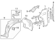 Diagram for Mercedes-Benz EQS 450+ SUV Fender Splash Shield - 296-690-07-00