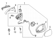 Diagram for Mercedes-Benz EQS 450+ Car Mirror - 297-810-64-01