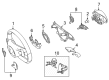 Diagram for Mercedes-Benz G63 AMG Steering Wheel - 000-460-99-08-9E38