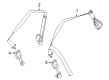 Diagram for Mercedes-Benz GLE300d Seat Belt - 166-860-29-86-64-8P19
