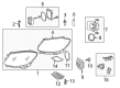 Diagram for Mercedes-Benz C63 AMG Daytime Running Lights - 205-906-60-04