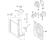Diagram for Mercedes-Benz Cooling Fan Assembly - 251-906-39-00