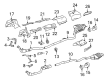 Diagram for Mercedes-Benz CL63 AMG Exhaust Pipe - 221-490-14-27