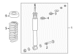 Diagram for Mercedes-Benz CLK320 Strut Housing - 208-326-05-00