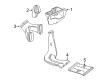 Diagram for Mercedes-Benz CLA45 AMG Air Duct - 246-831-00-46