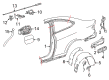 Diagram for Mercedes-Benz Fuel Door - 204-757-05-06