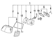 Diagram for Mercedes-Benz 600SEL Daytime Running Lights - 140-820-66-61