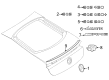 Diagram for Mercedes-Benz GLC63 AMG S E Performance Emblem - 099-810-68-03-7831