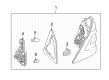 Diagram for Mercedes-Benz C320 Back Up Light - 203-820-09-64