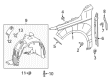 Diagram for Mercedes-Benz Wheelhouse - 246-690-01-00