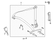 Diagram for Mercedes-Benz CLK430 Seat Belt - 208-860-18-85-9A86