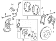 Diagram for Mercedes-Benz SLK55 AMG Brake Pads - 007-420-97-20