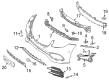 Diagram for Mercedes-Benz E400 Grille - 213-885-68-00
