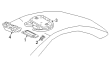 Diagram for Mercedes-Benz SL550 Sun Visor - 230-810-08-10-7E79