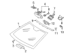 Diagram for Mercedes-Benz CLK63 AMG Car Mirror - 203-810-20-17-1A26
