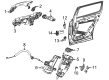 Diagram for Mercedes-Benz EQB 250+ Door Latch Cable - 247-760-15-00