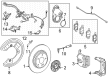 Diagram for Mercedes-Benz E53 AMG ABS Sensor - 223-905-43-00-64