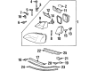 Diagram for Mercedes-Benz 600SEC Headlight - 140-820-84-61