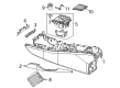 Diagram for Mercedes-Benz GLE53 AMG SUV Center Console - 167-689-13-00-9H42