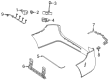 Diagram for Mercedes-Benz GLS450 Parking Assist Sensor - 167-540-14-53