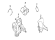 Diagram for Mercedes-Benz ML350 Thermostat Gasket - 013-997-61-45-64