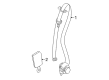 Diagram for Mercedes-Benz Sprinter 2500 Seat Belt - 906-860-34-85-65