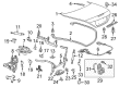 Diagram for Mercedes-Benz SL55 AMG Lift Support - 230-890-01-69