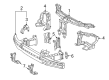 Diagram for Mercedes-Benz CL65 AMG Radiator Support - 215-620-02-31