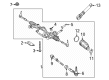 Diagram for Mercedes-Benz CLE450 Rack And Pinion - 214-460-07-01