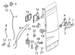 Diagram for Mercedes-Benz Rear Passenger Door Handle Latch - 906-740-11-35-28