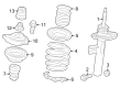 Diagram for Mercedes-Benz EQB 250+ Strut Housing - 243-323-02-00