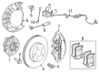 Diagram for Mercedes-Benz GLC63 AMG S E Performance Brake Caliper - 232-421-92-00