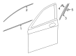 Diagram for Mercedes-Benz C63 AMG S E Performance Door Moldings - 206-720-20-00