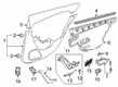 Diagram for Mercedes-Benz A35 AMG Armrest - 177-730-67-01-9H15