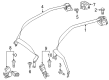 Diagram for Mercedes-Benz E350 Seat Belt - 213-860-20-85-9H96