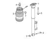 Diagram for Mercedes-Benz GLC350e Shock Absorber - 253-320-46-00