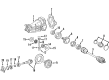 Diagram for Mercedes-Benz E300 CV Boot - 210-350-08-37