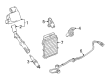 Diagram for Mercedes-Benz E63 AMG Knock Sensor - 278-905-00-00