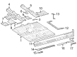 Diagram for Mercedes-Benz EQE SUV AMG Front Cross-Member - 296-612-54-00