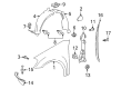 Diagram for Mercedes-Benz ML550 Wheelhouse - 164-884-09-22